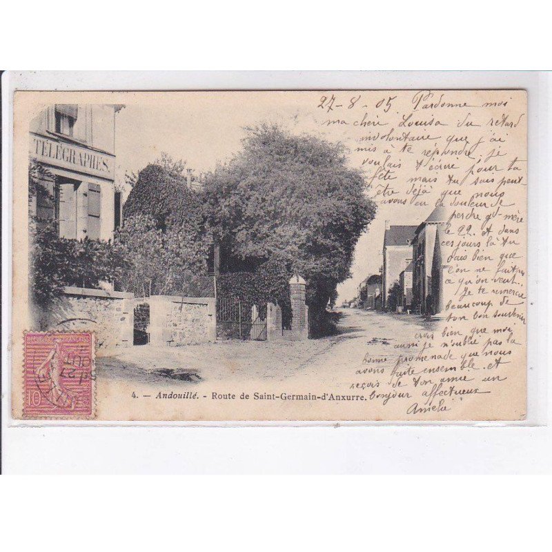 ANDOUILLE: route de saint-germain-d'anxurre, poste - très bon état