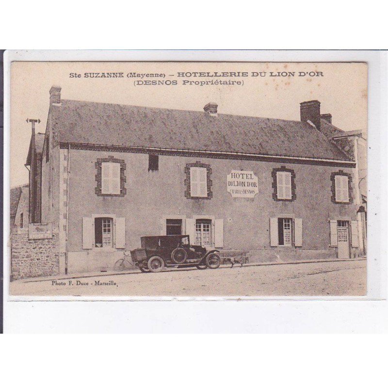 SAINTE-SUZANNE: hôtellerie du lion d'or - très bon état