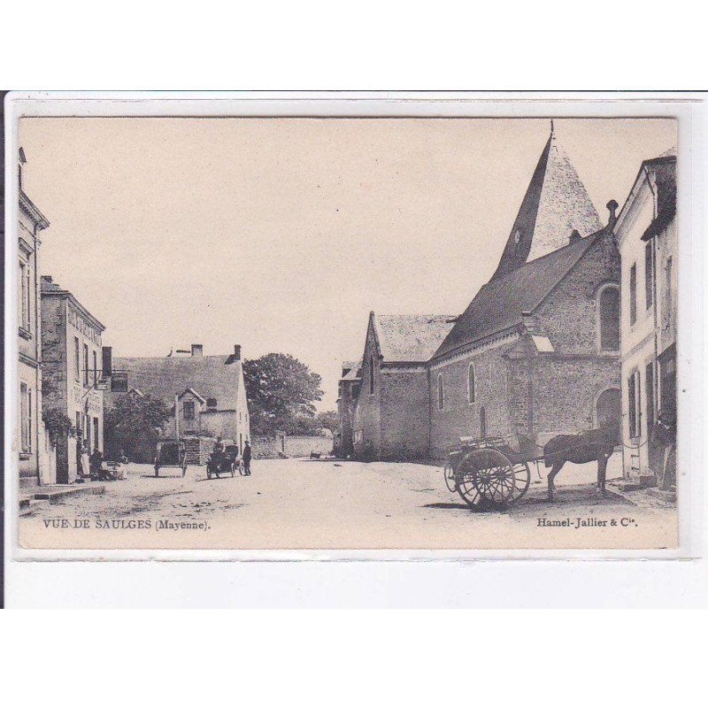 SAULGUES: vue de saulgues - très bon état