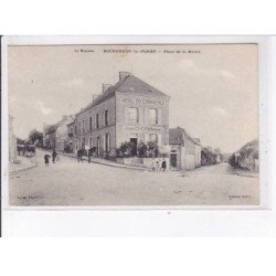 BOURGNEUF-la-FORÊT: place de la mairie - très bon état