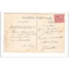 PARIS : carte photo d'un café (lampadaire et affiche pour le Moulin Rouge) -  très bon état