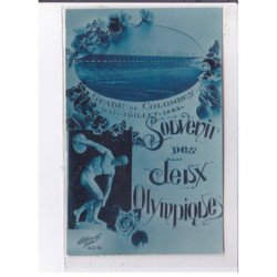 COLOMBES: stade de colombes 1924, souvenir des jeux olympiques, sports - très bon état