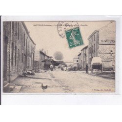 SAUVILLE: la route de louvergny allant à sauville - très bon état