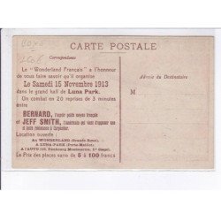luna park wonderland français Bernard et Jeff Smith, boxe 1913 - très bon état