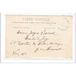 PARIS : lot de 4 cartes photo de l'exposition des pétrins mécaniques (boulangerie - moulins Corbeil) vers 1908
