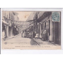 CHARLIEU: souvenir de la fête mutualiste du 4 septembre 1904, rue mercière - très bon état