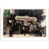 PARIS : lot de 4 cartes photo de l'exposition des pétrins mécaniques (boulangerie - moulins Corbeil) vers 1908