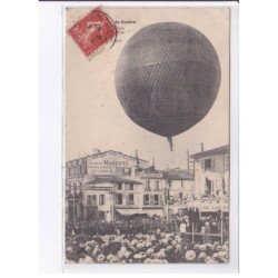 COGNAC: ballon rond, aviation, 1907, Maresté - état