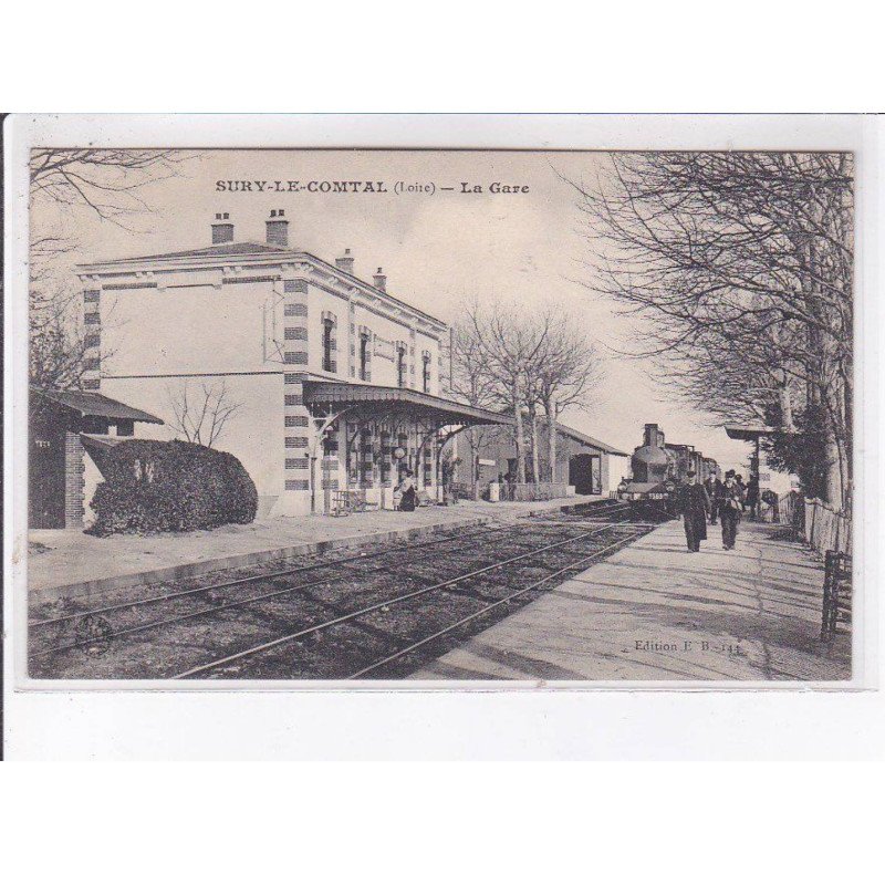 SURY-le-COMTAL: la gare - très bon état
