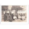 PARIS 11 : carte photo des ébenistes de la maison Marquinié (avenue Philippe Auguste) (bois) - très bon état