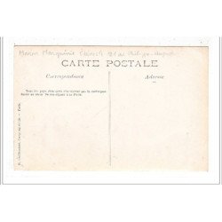 PARIS 11 : carte photo des ébenistes de la maison Marquinié (avenue Philippe Auguste) (bois) - très bon état