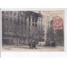 SAINT-ETIENNE: explosion de dynamite suivie d'incendie place de l'hôtel-de-ville 1907 - très bon état