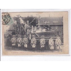 SAINT-CHAMOND: cavalcade du 1907, char de la metalurgie - très bon état