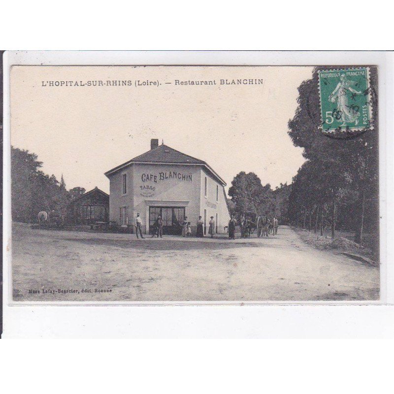 L'HOPITAL-SUR-RHINS: restaurant blanchin - très bon état