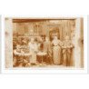 PARIS 14 : carte photo du café Brunel au 30 rue des Plantes -  très bon état