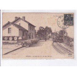 GRAZAC: la gare du C.F.D - état