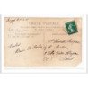 PARIS 14 : carte photo de la charcuterie PESTY au 25 rue de l'ouest - état (un coin manquant)