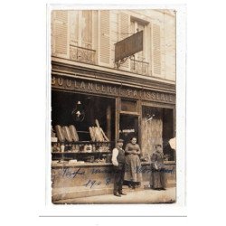 PARIS 15 : carte photo de la boulangerie patisserie Normand - très bon état