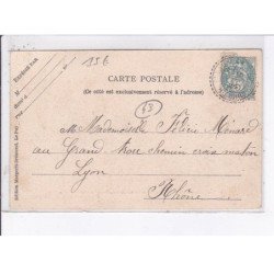 LE PUY-en-VELAY: la "place du pot" un jour de foire, marché aux provisions de ménage - très bon état