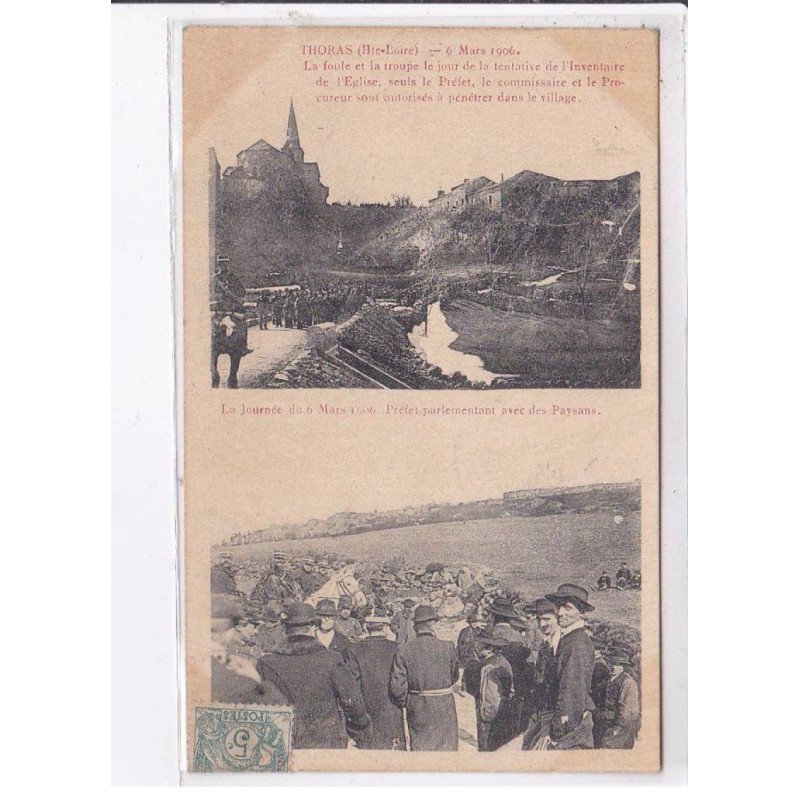 THORAS: la foule et la troupe le jour de la tentative - état