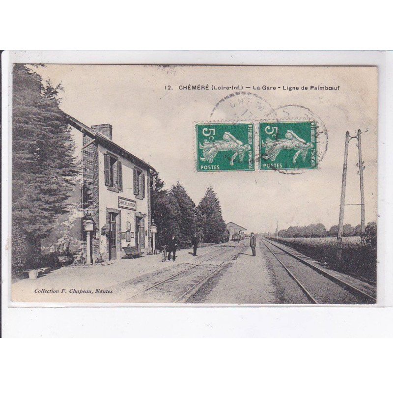 CHEMERE: la gare, ligne de paimboeuf - très bon état
