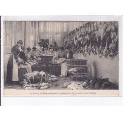 LOIRE-ATLANTIQUE: la plumée des oies nécessaires à la préparation du cassoulet amieux-frères - très bon état