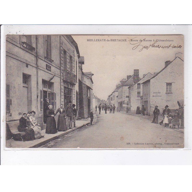 MEILLERAYE-de-BRETAGNE: route de nantes à châteaubriant - état