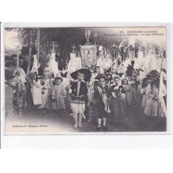 GUERANDE: procession de la fête-dieu, groupe d'enfants - très bon état