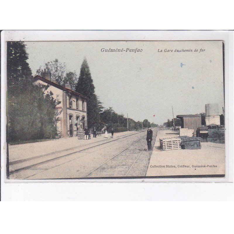 GUEMENE-PENFAO: la gare du chemin du fer - très bon état GUEMENE-PENFAO: la gare du chemin du fer - très bon état