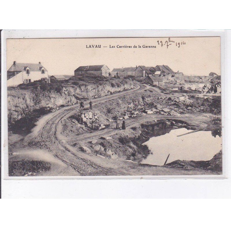 LAVAU: les carrières de la garenne - très bon état