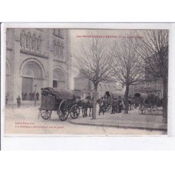 NANTES: les inventaires, saint-donatien, les fourgons stationnant sur la place - très bon état