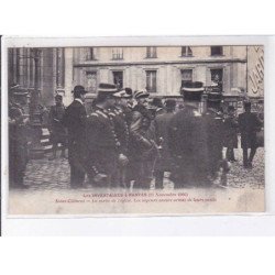 NANTES: inventaires, saint-clément, la sortie de l'église, les sapeurs encore armés de leurs outils - très bon état
