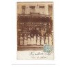PARIS : carte photo de la boucherie Léon LOURS - très bon état