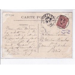 NANTES: inventaires, devant la cathédrale, 1906, gendarmes refoulant les manifestants - état