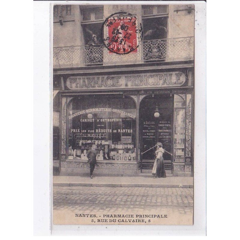 NANTES: pharmacie principale, A. DUCLOS - très bon état