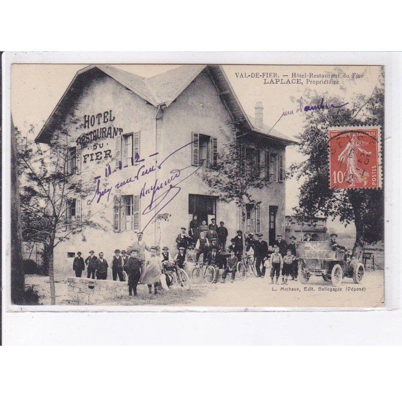 VAL-de-FIER: hôtel-restaurant du fier, laplace - très bon état