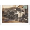 PARIS : carte photo du concours agricole (pressoirs - moulins Texier) en 1907 - très bon état