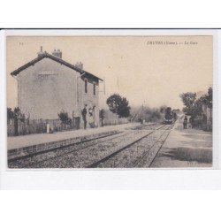 DRUYES: la gare - état