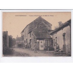 CONTARNOUX: cabine téléphonique et débit de tabac - très bon état