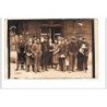 PARIS : carte photo du café Jeanroy au 205 rue de Championnet vers 1910 - très bon état