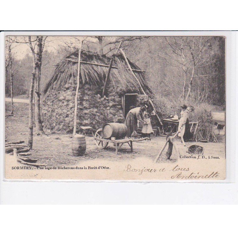 SORMERY: une loge de bûcherons dans la forêt d'othe - très bon état