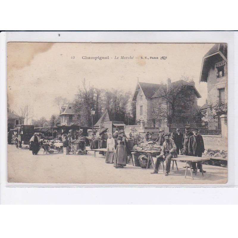 CHAMPIGNOL: le marché - état
