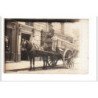 PARIS : carte photo d'un attelage de livraison des caves glacières PRUDHON vers 1910 - très bon état