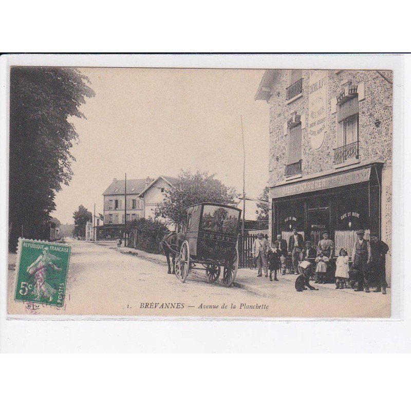 BREVANNES: avenue de la planchette - état