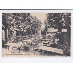 L'HAY-les-ROSES: café des douze-tilleuls, le jardin - très bon état
