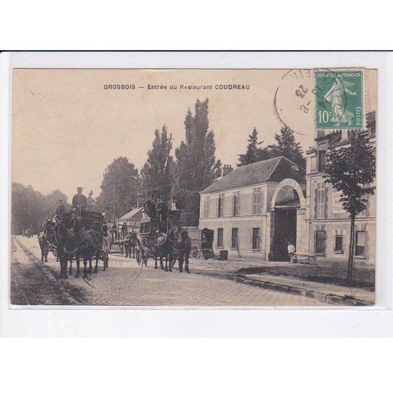 GROSBOIS: entrée du restaurant coudreau - état