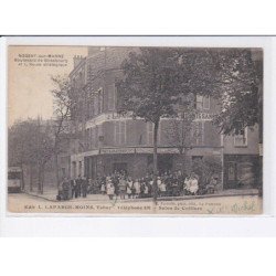 NOGENT-sur-MARNE: boulevard de strasbourg, Lafarge-moins, tabac, salon de coiffure - très bon état
