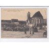 BUSSY-en-OTHE: souvenir de la cavalcade 19 mars 1912, réunion de la cavalcade sur la place - très bon état