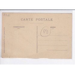 BUSSY-en-OTHE: souvenir de la cavalcade 19 mars 1912, réunion de la cavalcade sur la place - très bon état