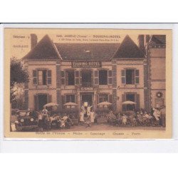 ARMEAU: touring-hôtel garage, café-restaurant, pêche, canotage, chasse, forêt - très bon état